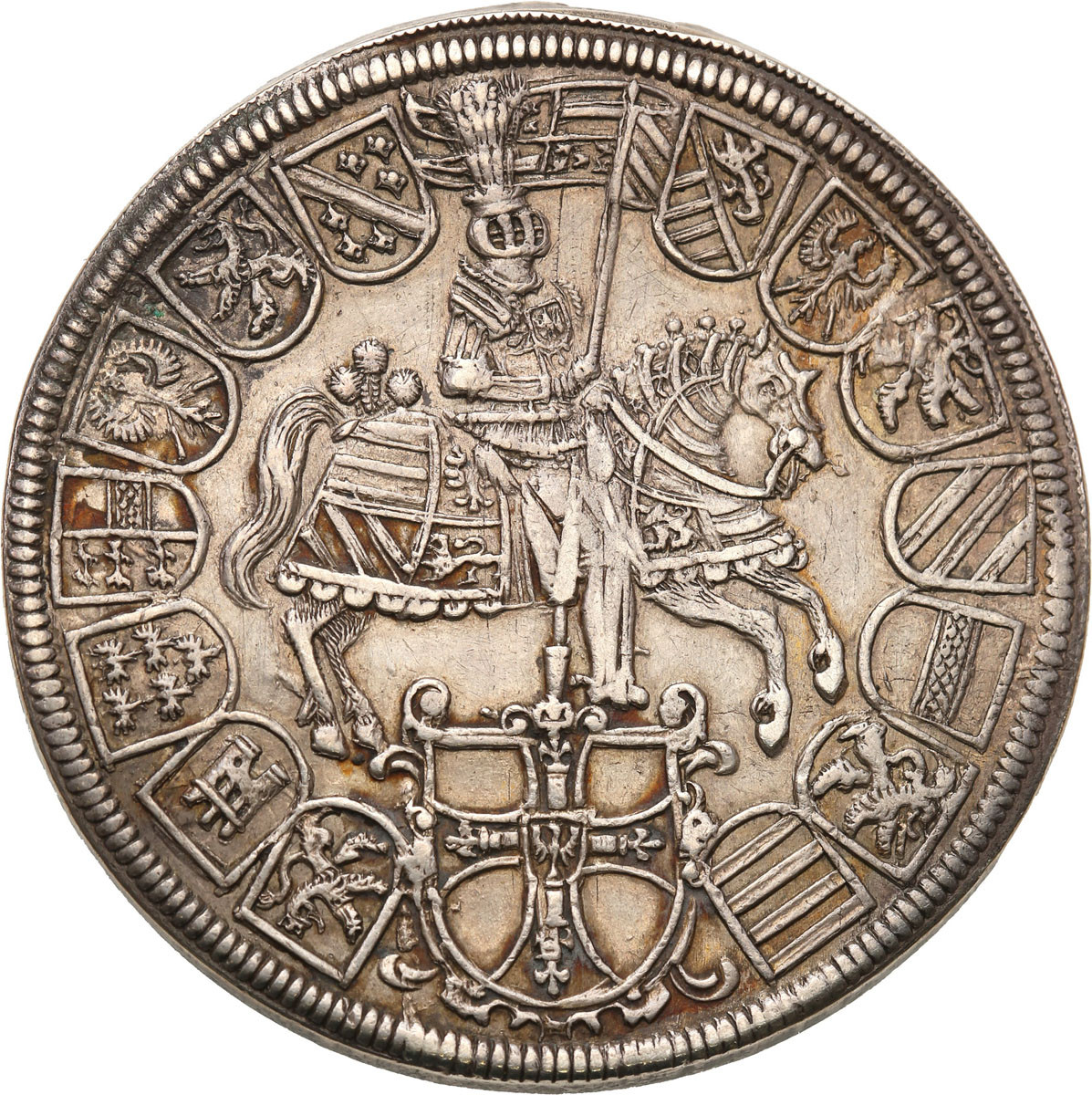 Niemcy. Zakon Krzyżacki. Maksymilian III Habsburg (1590-1618) 2 talary (doppeltaler) 1614, Hall